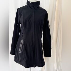 Athleta Women's Black Rain Scuba Jacket